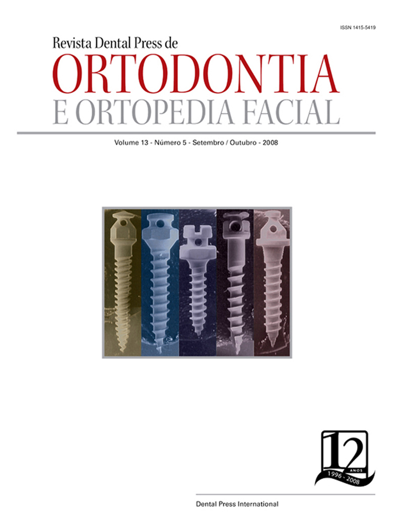 Dental Press Journal of Orthodontics - v. 13, no. 5
