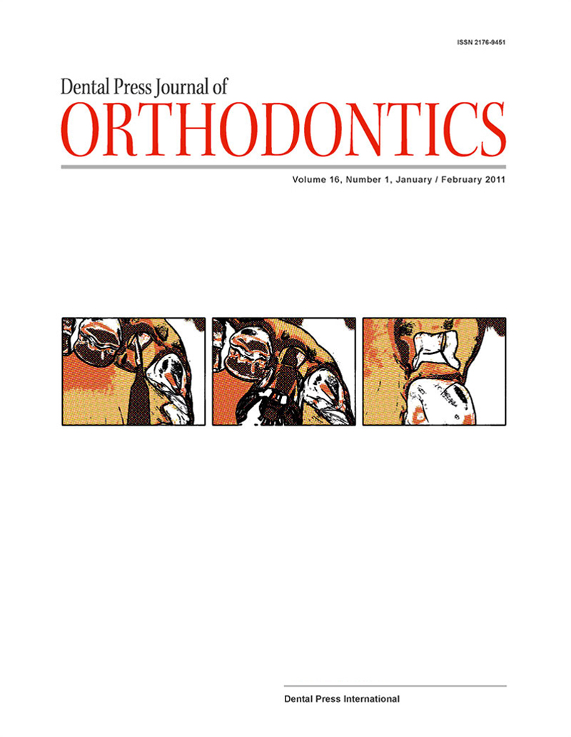 Dental Press Journal of Orthodontics - v. 16, no. 1