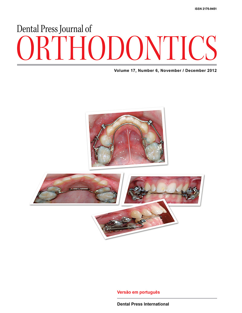 Dental Press Journal of Orthodontics - v. 17, no. 6